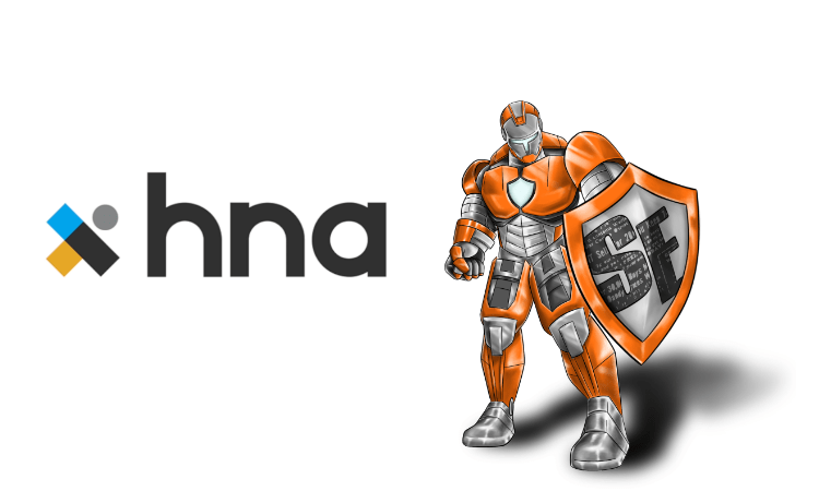 HNA's logo with Secure Exchanges image